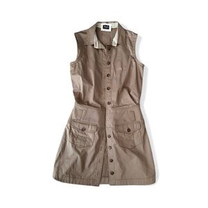 Vintage Dolce and Gabbana Utility Mini Dress